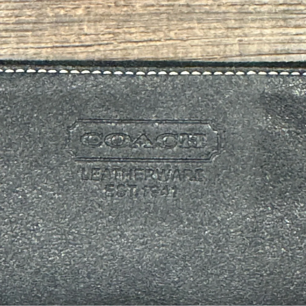 Coach Black Leatherwear Black Wristlet wallet
